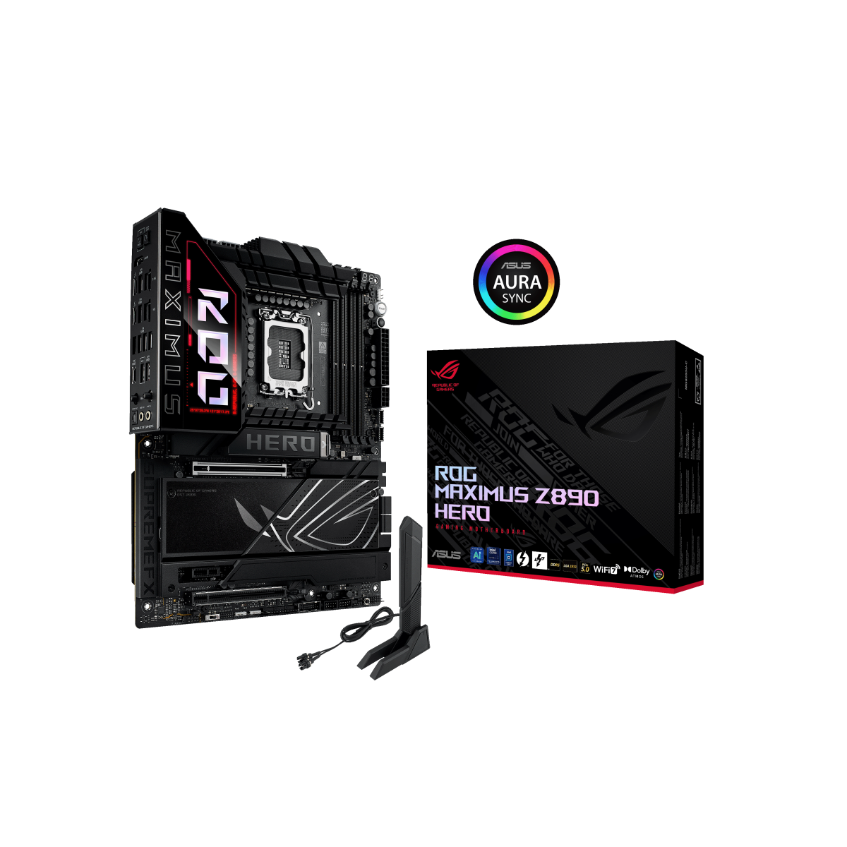 ASUS ROG MAXIMUS Z890 HERO Gaming Mainboard Sockel Intel LGA 1851 1