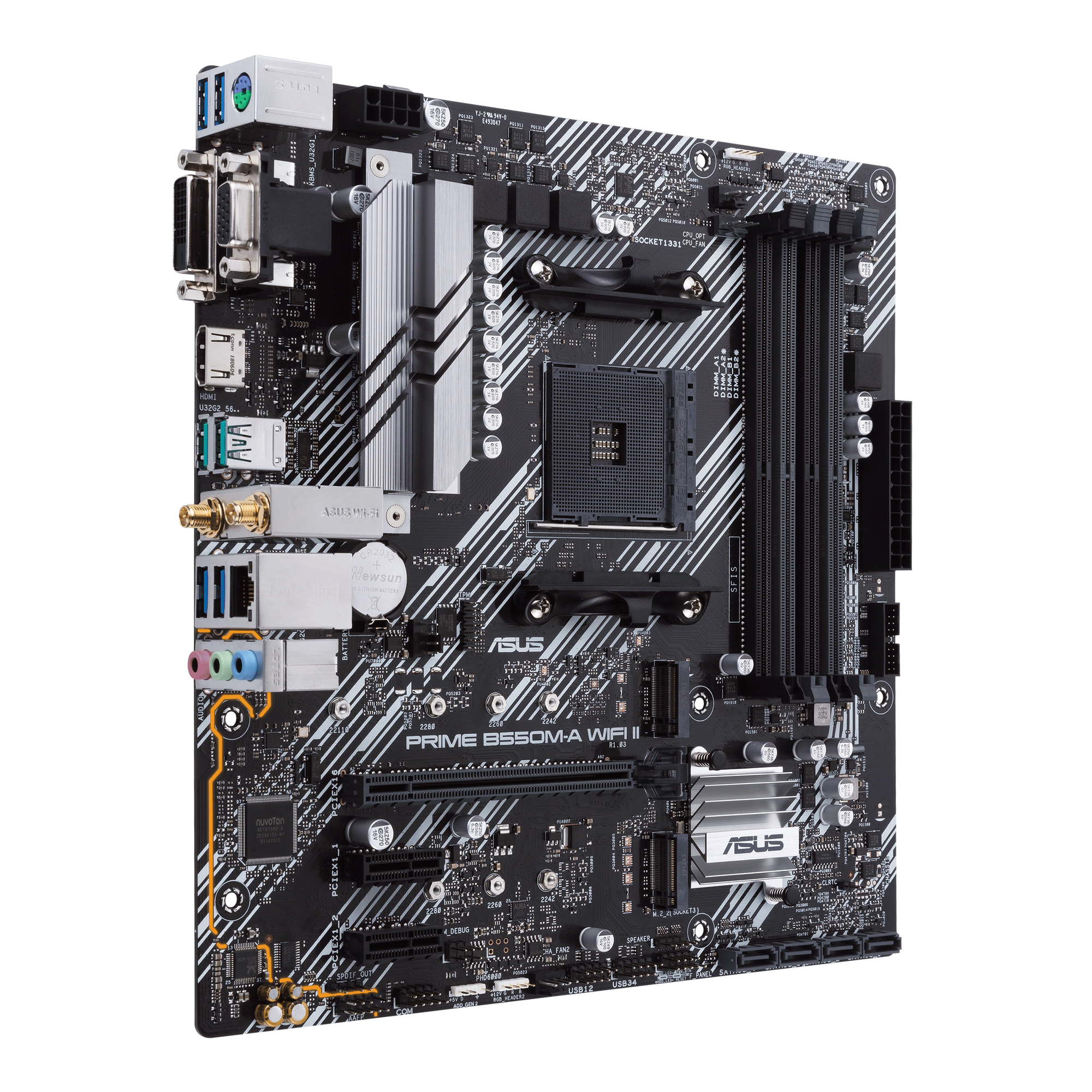 ASUS PRIME B550M-A WIFI II Gaming Mainboard Sockel Ryzen AM4 thumbnail 4
